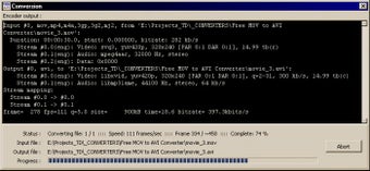 Pazera Free MOV to AVI Converter скриншот 8
