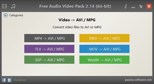 Pazera Free Audio Video Pack скриншот 2