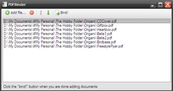 PDFBinder скриншот 2