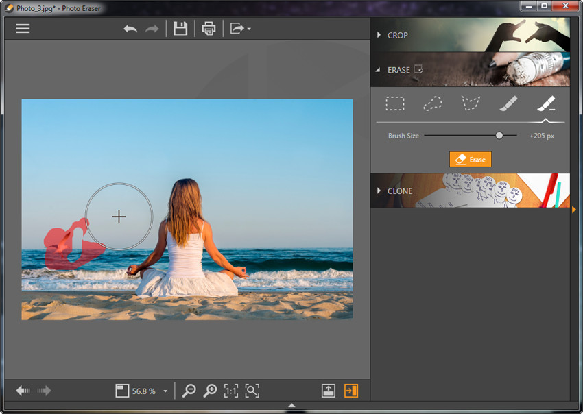 Wondershare Fotophire Photo Eraser: подробный обзор интерфейса, Erase, Clone и ограничений скриншот 13
