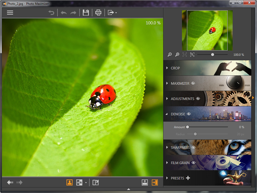 Wondershare Fotophire Maximizer: увеличение фото, интерфейс, функции, требования и ограничения скриншот 7
