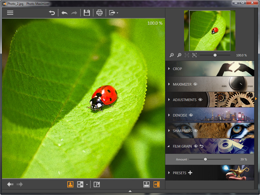 Wondershare Fotophire Maximizer: увеличение фото, интерфейс, функции, требования и ограничения скриншот 9