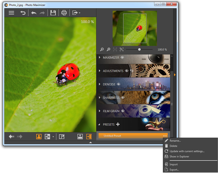 Wondershare Fotophire Maximizer: увеличение фото, интерфейс, функции, требования и ограничения скриншот 11