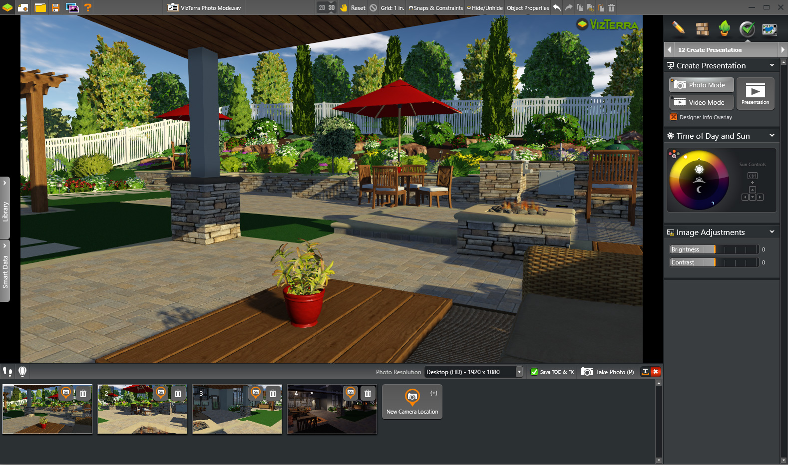 VizTerra: профессиональное проектирование ландшафта, hardscape, террас и outdoor-пространств в одной программе скриншот 13