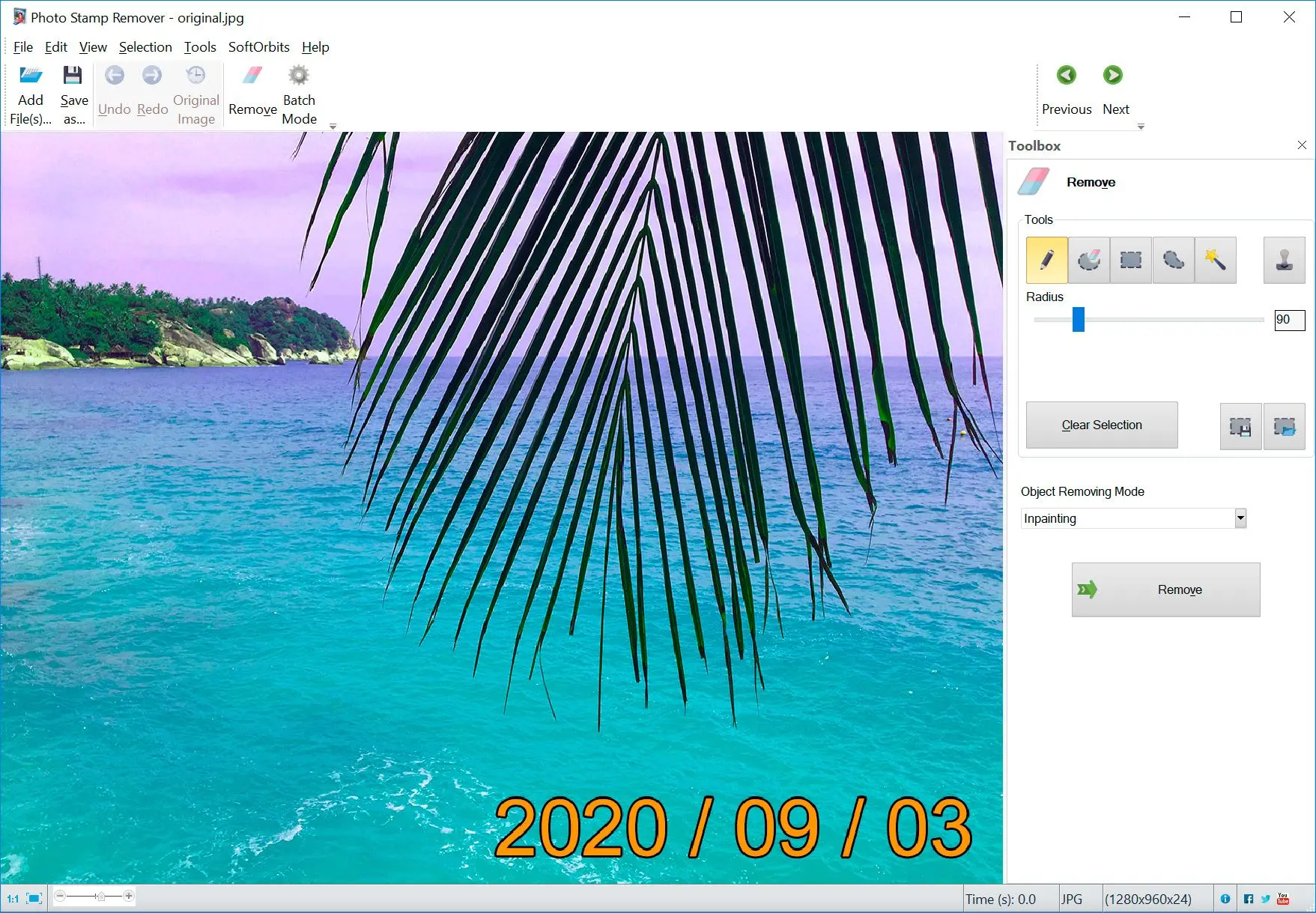 Photo Stamp Remover скриншот 2