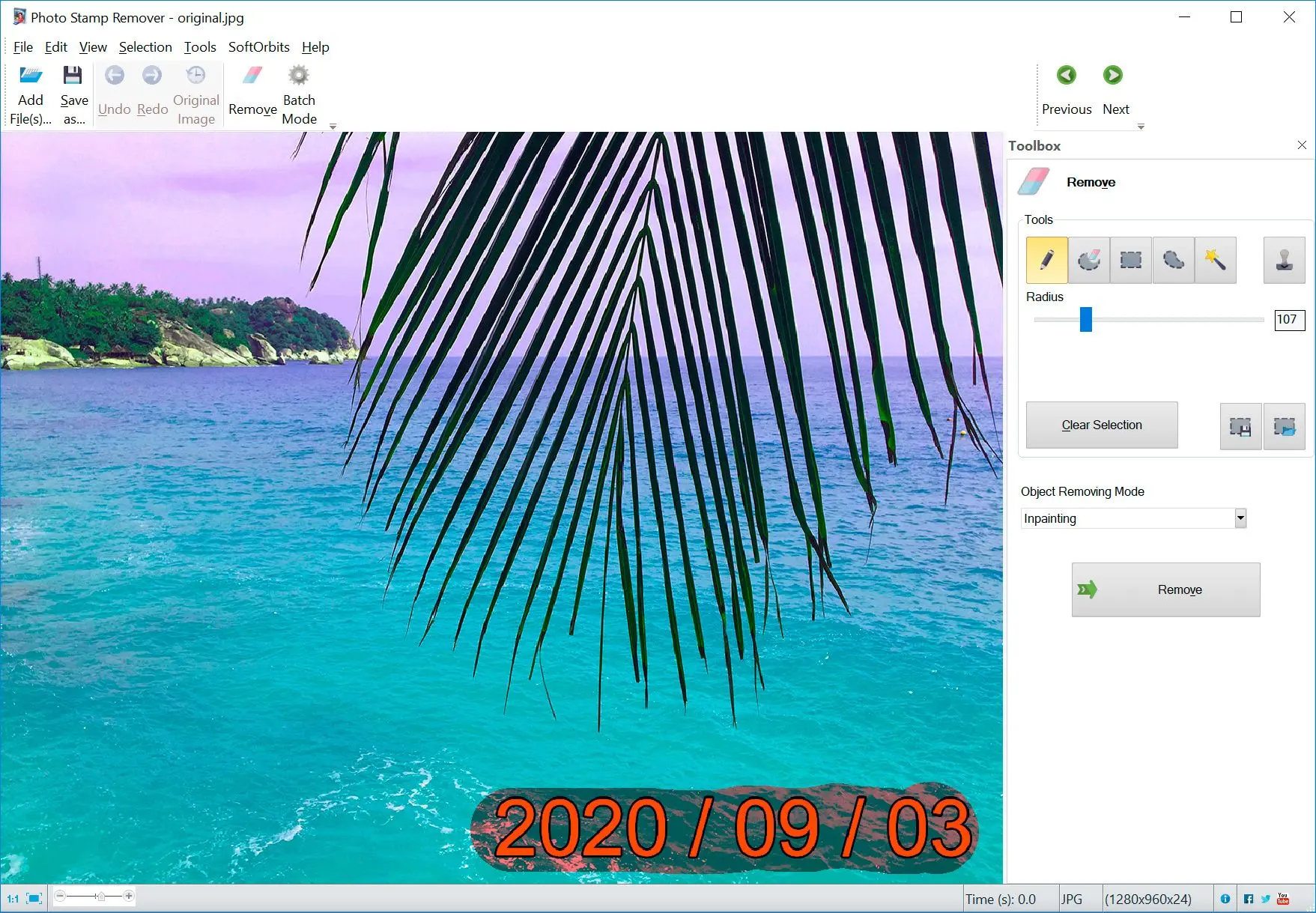 Photo Stamp Remover скриншот 3