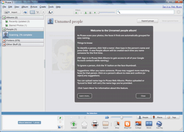 Picasa скриншот 3