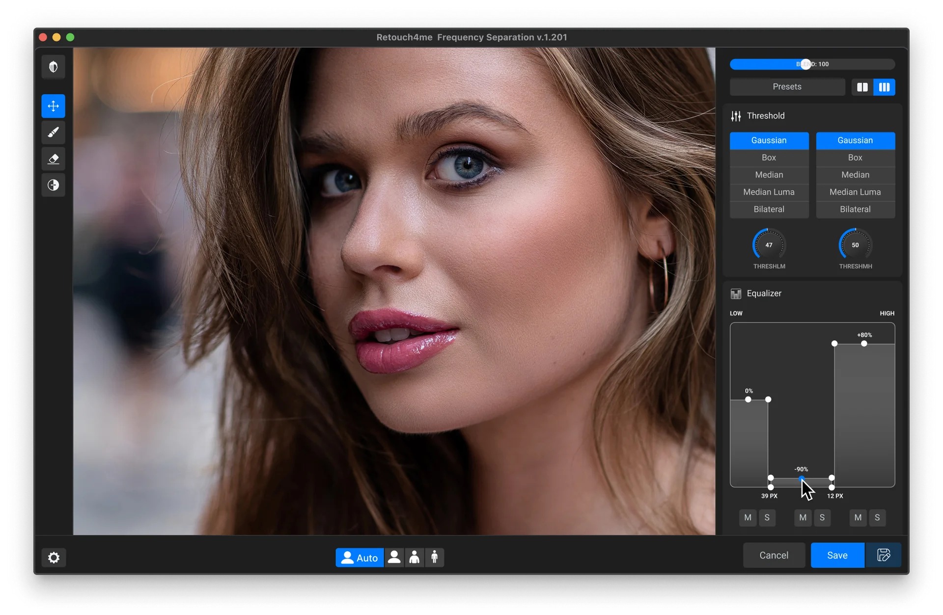 Retouch4me Frequency Separation: подробное руководство по интерфейсу, слоям, ретуши и версиям скриншот 5