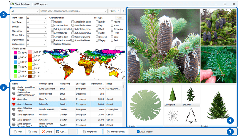 RhinoLands 6.5: BIM-проектирование ландшафта, рельефа, озеленения и документации скриншот 5