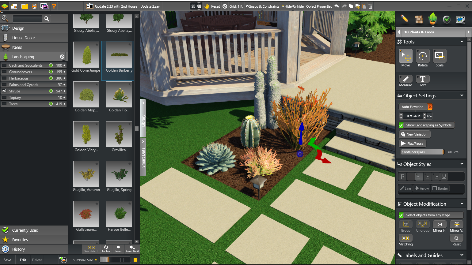 VizTerra: профессиональное проектирование ландшафта, hardscape, террас и outdoor-пространств в одной программе скриншот 11