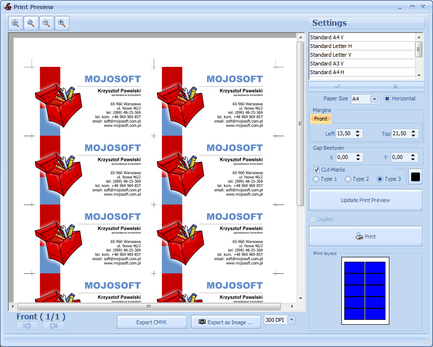 Business Cards MX скриншот 4