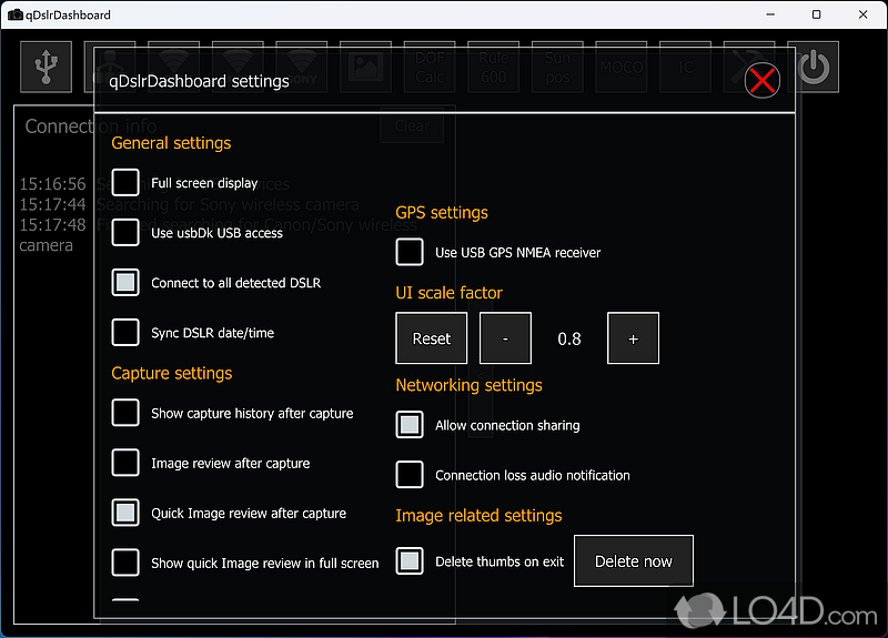 qDslrDashboard скриншот 4