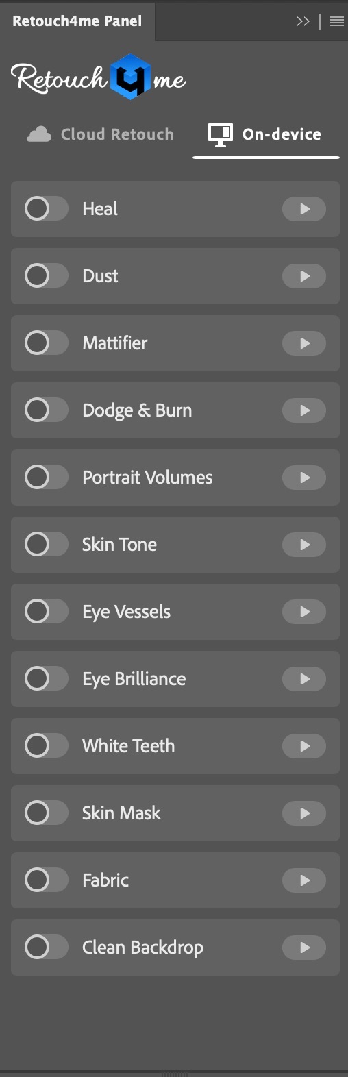 Retouch4me Eye Vessels: подробное руководство по ретуши сосудов глаз, установке, интерфейсу и ограничениям скриншот 5