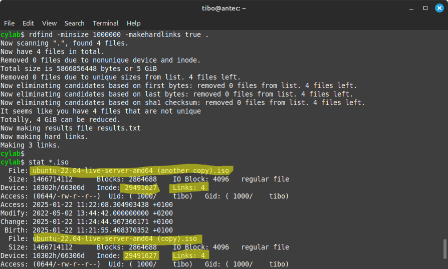 rdfind скриншот 5