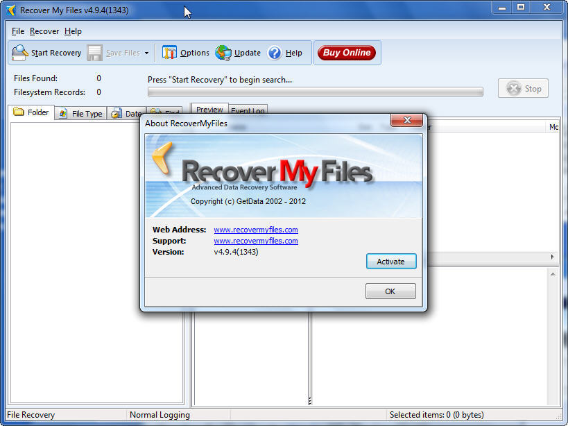 Recover My Files скриншот 3