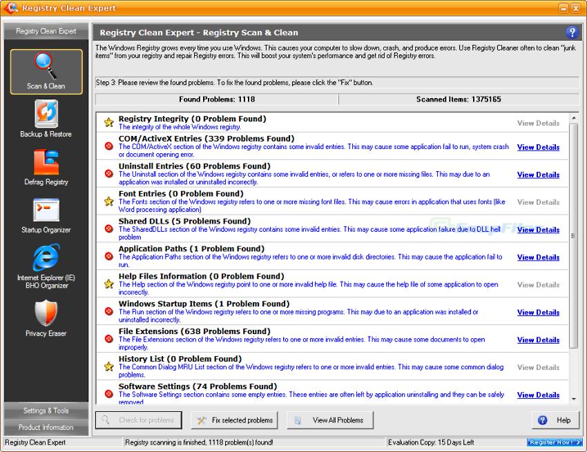 Registry Clean Expert скриншот 2