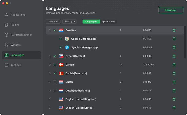 DoYourData MacUninstaller скриншот 5