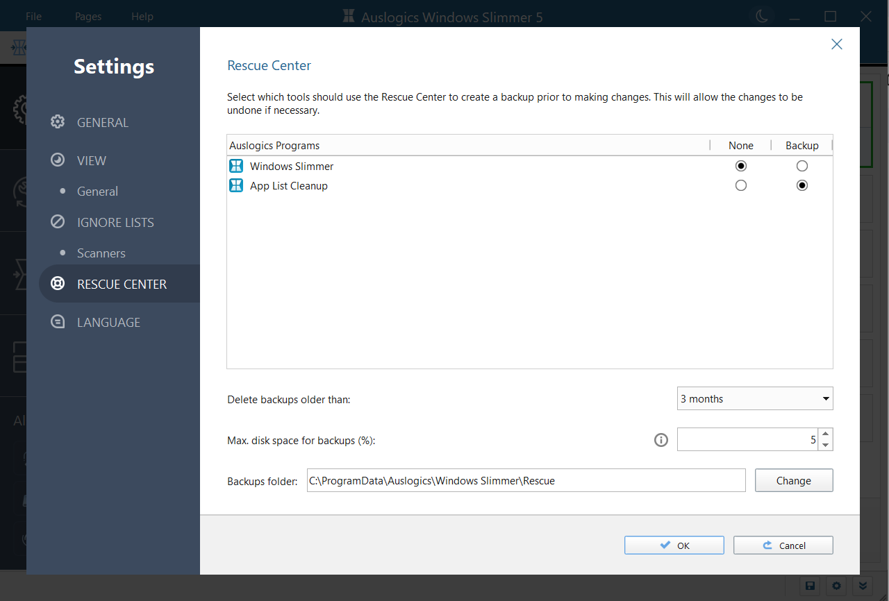 Auslogics Windows Slimmer скриншот 4