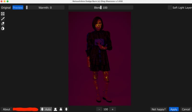 Retouch4me Dodge Burn 1.209: подробный обзор AI-плагина для автоматического Dodge & Burn скриншот 2