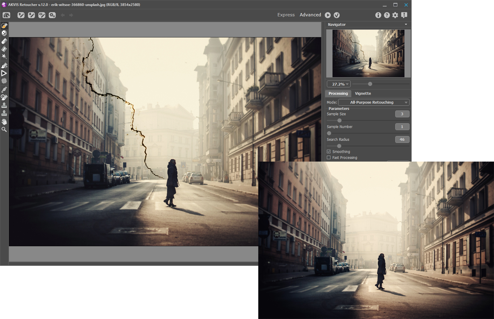 Akvis Retoucher скриншот 3