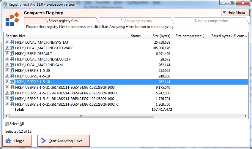 Registry First Aid скриншот 6
