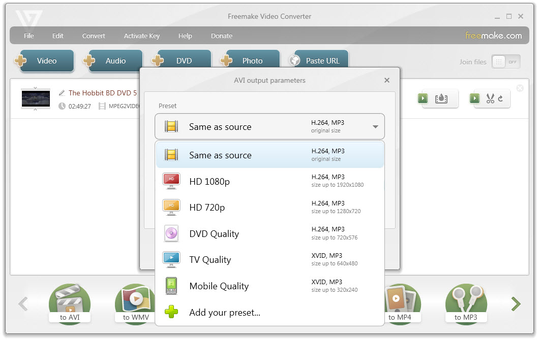 Freemake Video Converter скриншот 5