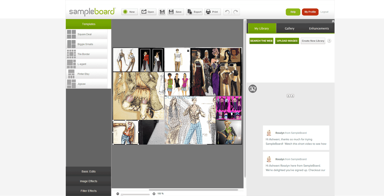 SampleBoard: полный обзор облачного редактора mood board, интерфейса, возможностей и закрытия сервиса скриншот 1