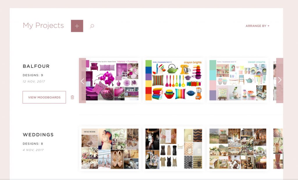 SampleBoard: полный обзор облачного редактора mood board, интерфейса, возможностей и закрытия сервиса скриншот 5