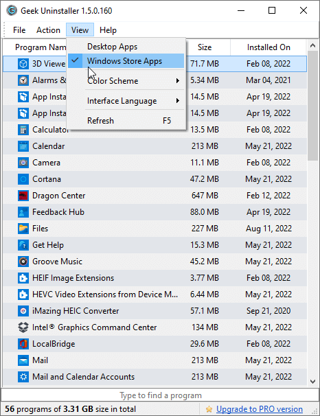 Geek Uninstaller скриншот 3