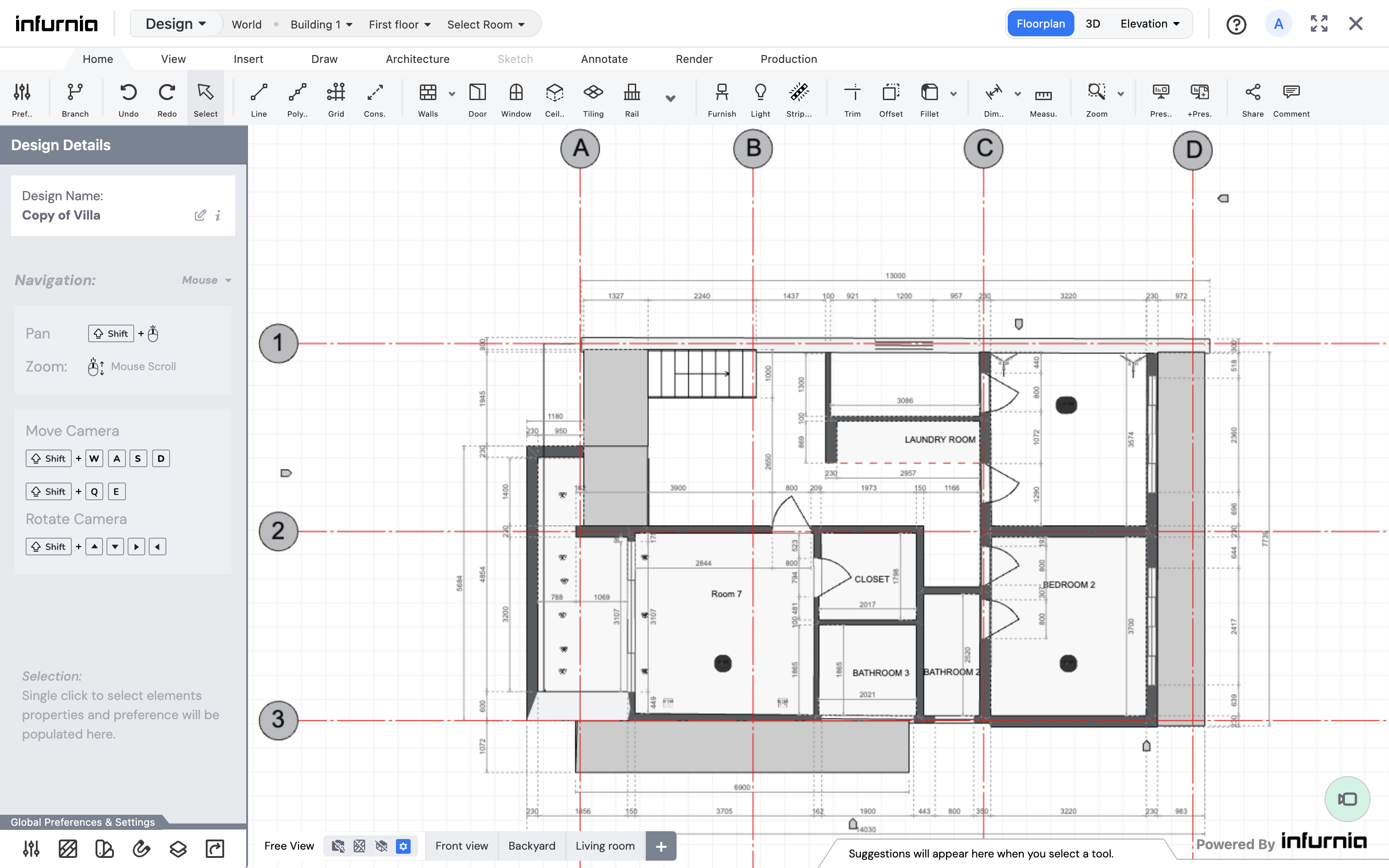 Infurnia: полный обзор облачной CAD/BIM-среды для проектирования, визуализации и подготовки производства скриншот 2