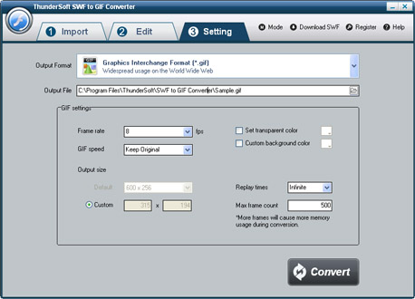 ThunderSoft GIF Converter скриншот 6