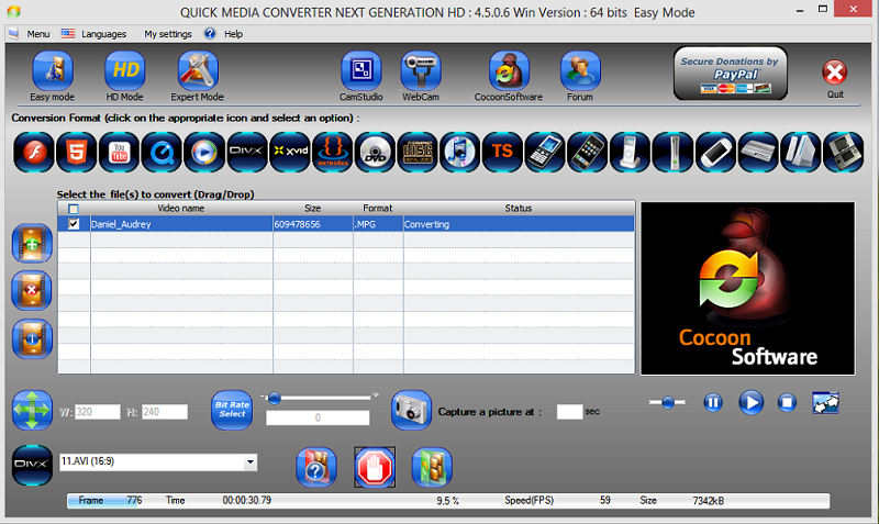 Quick Media Converter скриншот 1