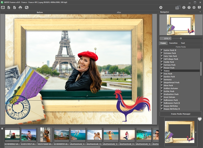 AKVIS Frames — подробный обзор бесплатной программы для оформления фотографий рамками скриншот 4