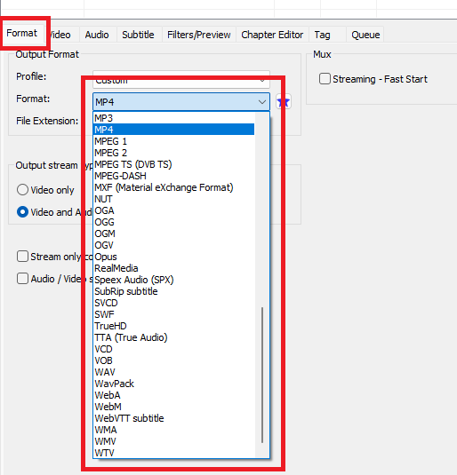 XMedia Recode скриншот 2