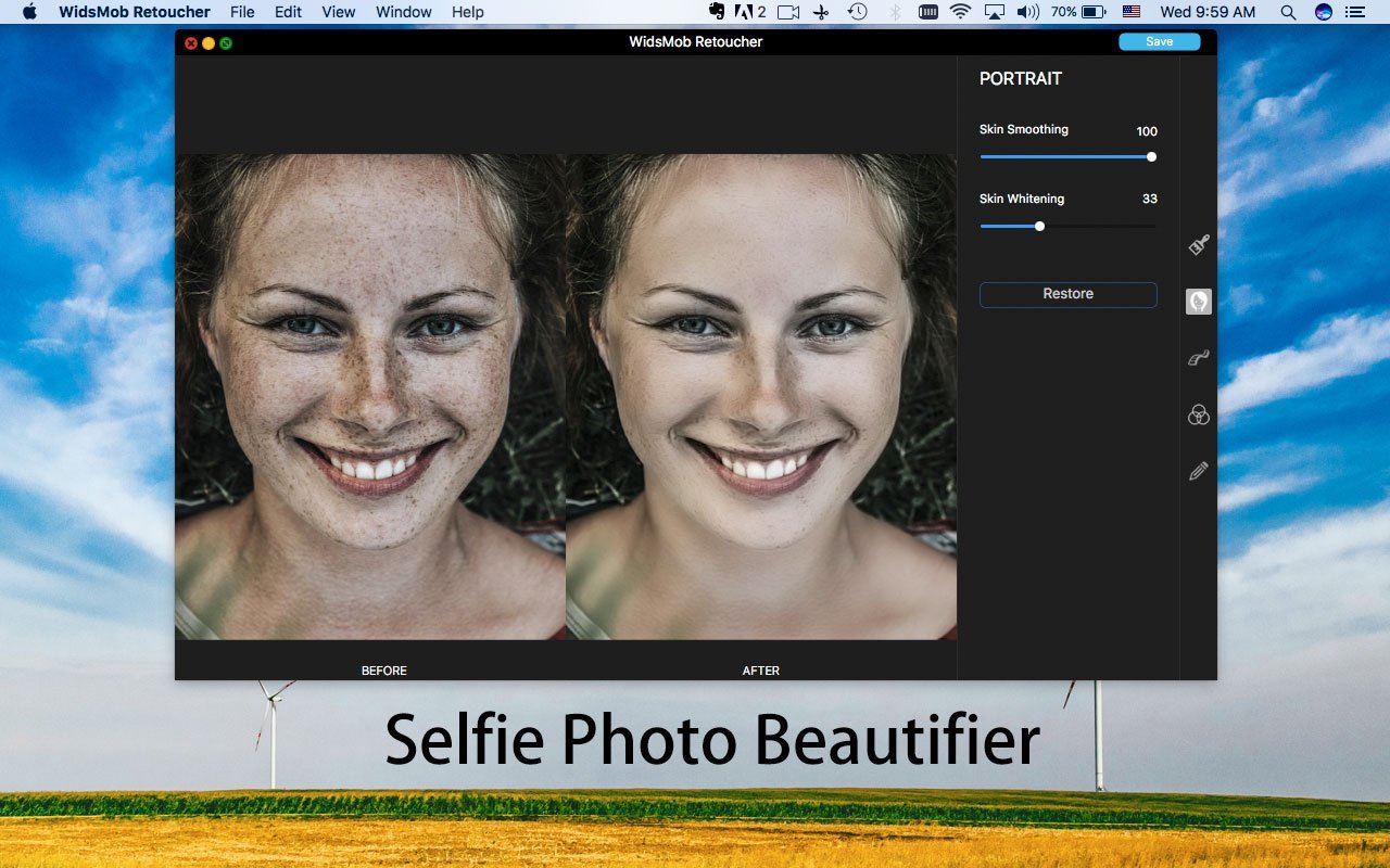 WidsMob Retoucher скриншот 2