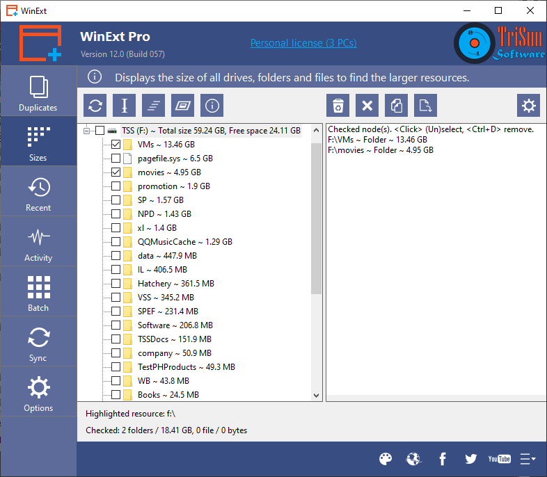 WinExt Free скриншот 10