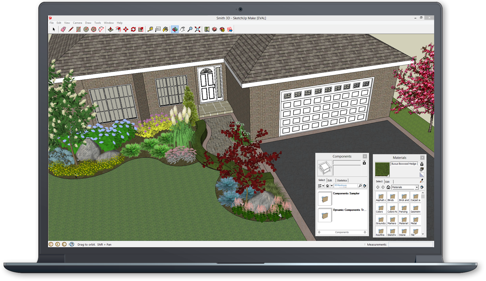 DynaScape Sketch3D: подробное руководство по переносу ландшафтного проекта из 2D в SketchUp скриншот 2