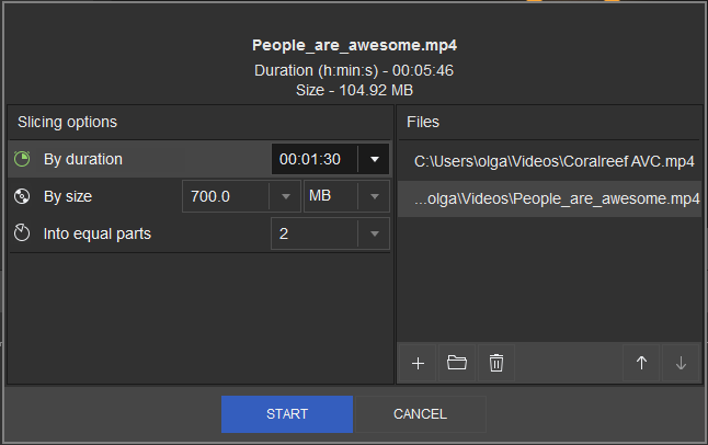 SolveigMM Video Splitter скриншот 5