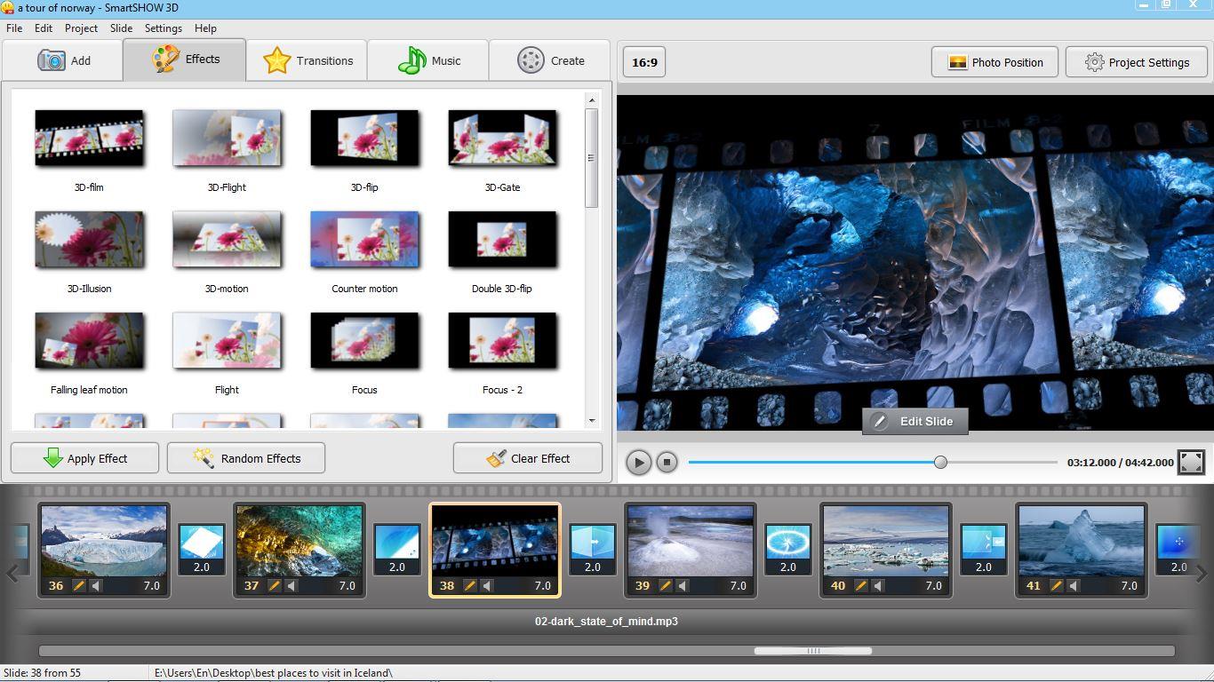 SmartSHOW 3D скриншот 9