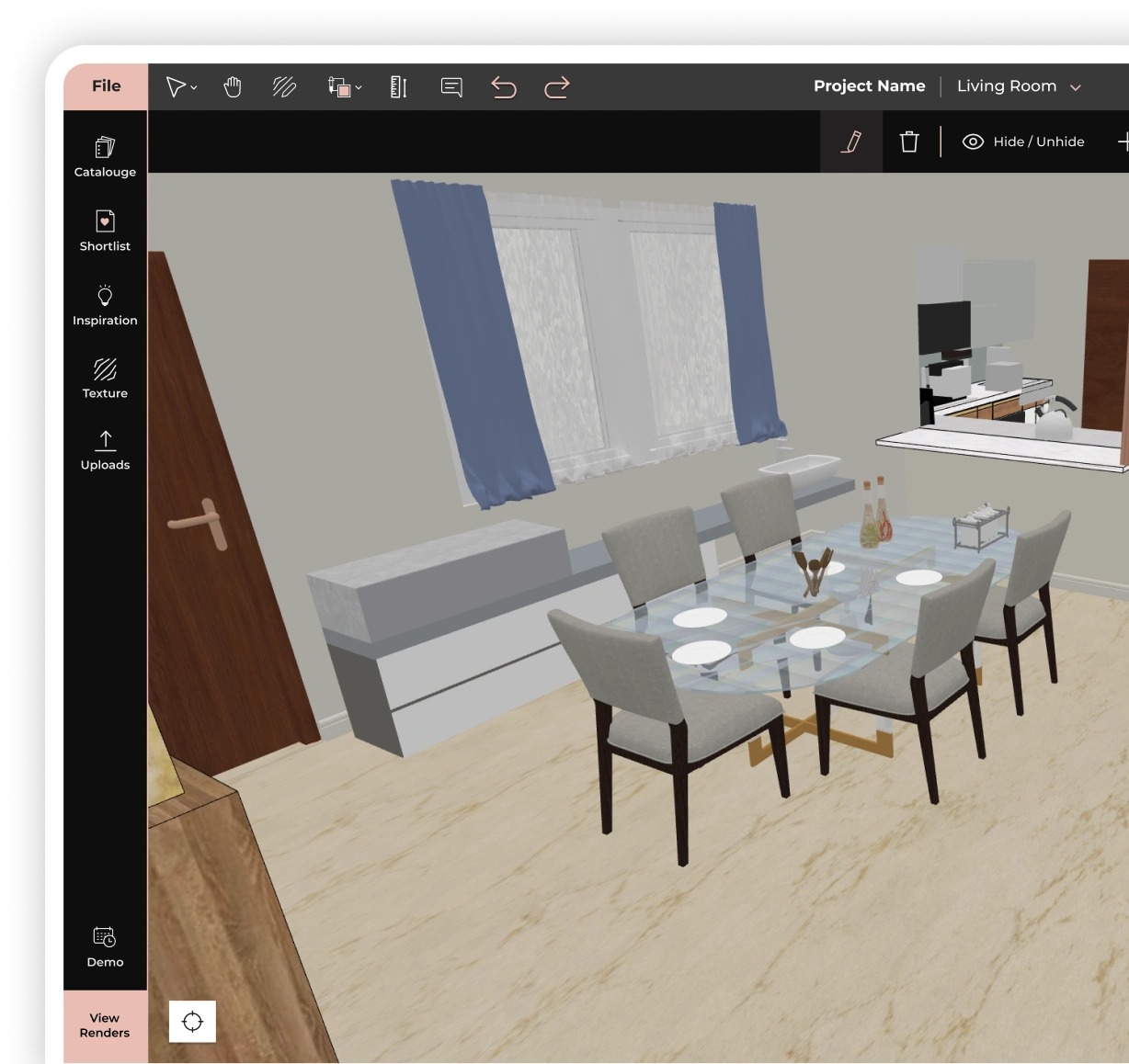 Foyr Neo: подробное руководство по 2D-планам, 3D-интерьерам, визуализации, экспорту и ограничениям скриншот 2