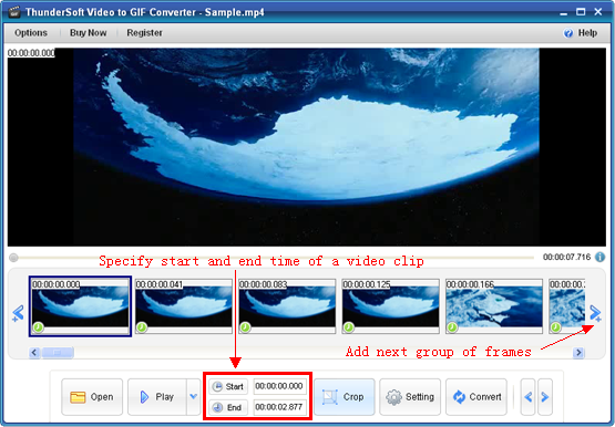 ThunderSoft GIF Converter скриншот 4