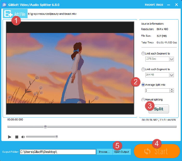 Gilisoft Video Editor скриншот 4