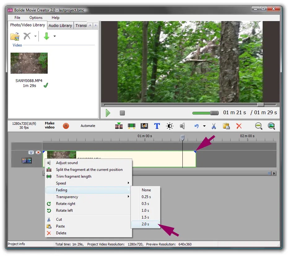 Bolide Movie Creator скриншот 10