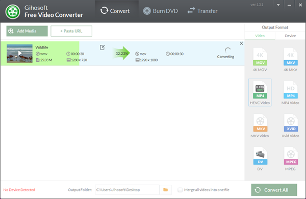 Gihosoft Free Video Converter скриншот 3