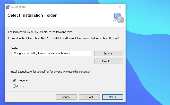 LaunchLater скриншот 2
