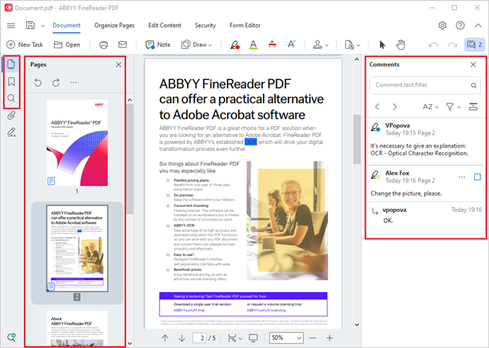 ABBYY FineReader скриншот 2