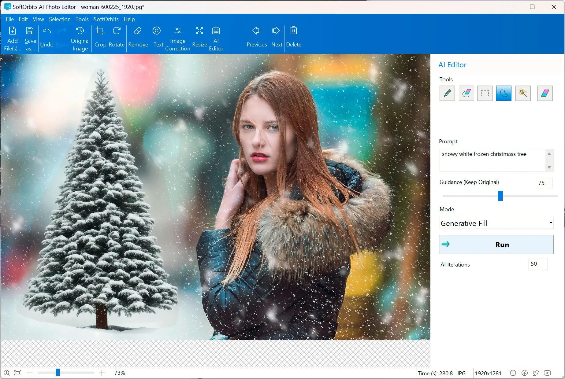 SoftOrbits Photo Editor: подробный разбор классических инструментов, AI Editor, требований и ограничений скриншот 9