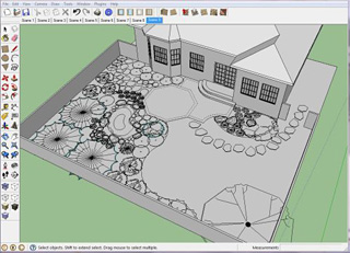 DynaScape Sketch3D: подробное руководство по переносу ландшафтного проекта из 2D в SketchUp скриншот 6