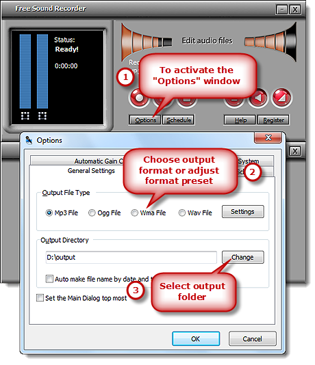 Free Sound Recorder скриншот 2