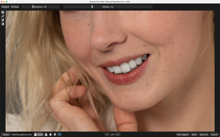 Retouch4me White Teeth: подробный обзор функций, интерфейса, требований и рабочего процесса скриншот 5